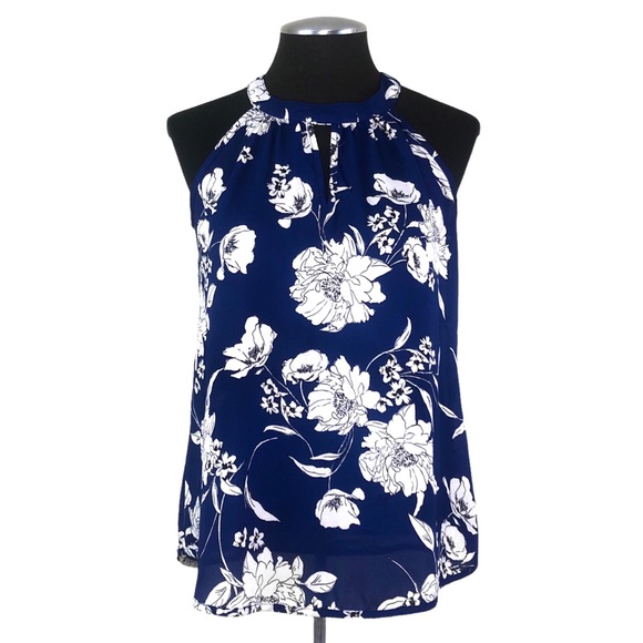 SOLD - Papermoon - Bonney Floral Keyhole Neck Halter Top - Stitch Fix - Picture 2 of 10